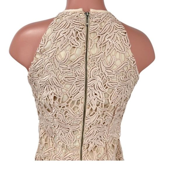 Keepsake The Label True Love Lace Midi Cocktail Dress Rose Size Medium - Picture 4 of 12